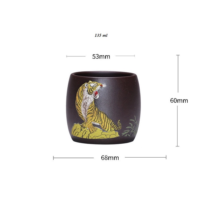 Chén Tử Sa Nghi Hưng 135 ml (Tử Nê)