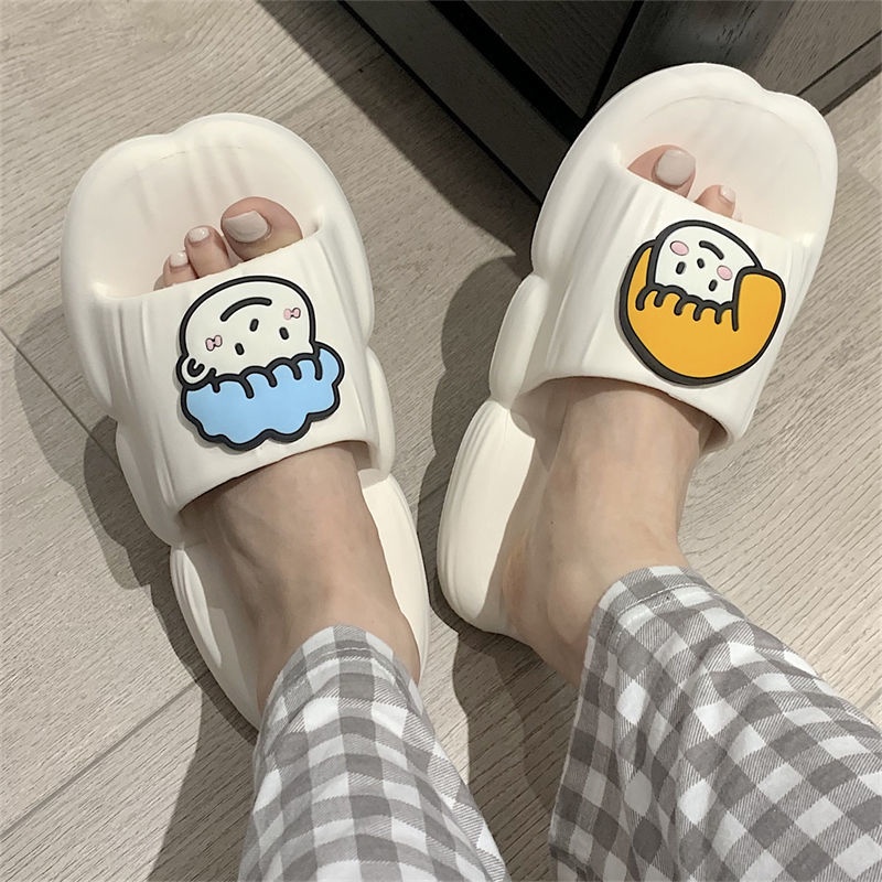 Dép Đi Trong Nhà Đế Mềm Họa Tiết Hoạt Hình Thời Trang Mùa Hè Cho Nữ