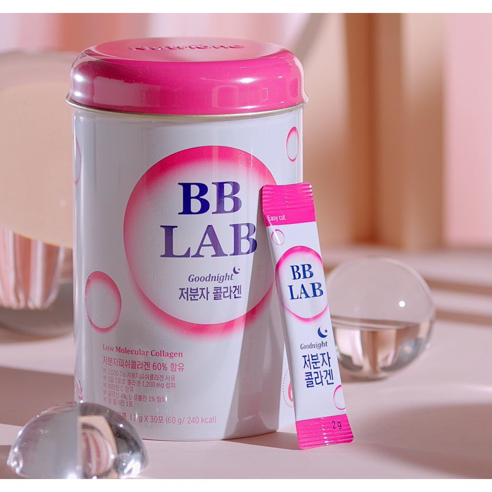 Bột uống cung cấp Collagen đẹp da thương hiệu BB LAB Good night collagen 2g*30 - NiNiShop