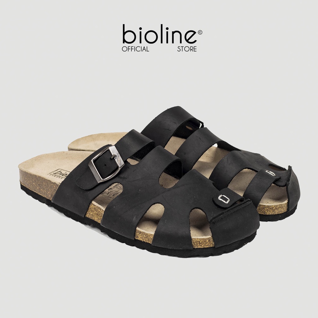 [DA BÒ THẬT] R20 - Dép sục rọ đế trấu BIRKEN da bò Unisex Hot trend (Đế trấu)