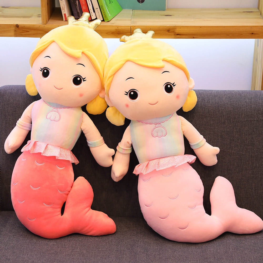 Nàng Tiên Cá Nhồi Bông Mềm Mại 30 / 40CM