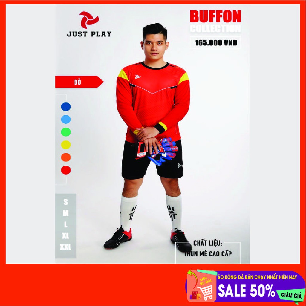 Bộ quần/áo thể thao, Bộ áo bóng đá JP THỦ MÔN  2021 - 2022 sẵn kho, giá tốt chất vải mềm mát mịn, thấm hút mồ hôi.