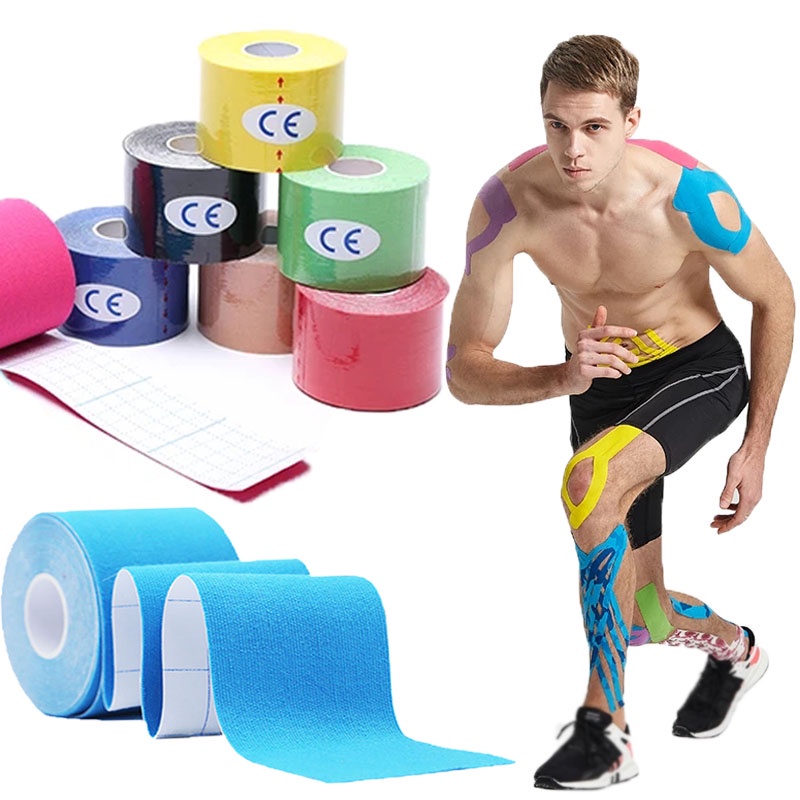 Băng Dán Giảm Đau Cơ Bắp 7 Màu Chuyên Dụng Khi Chơi Thể Thao