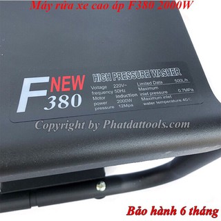 Máy rửa xe F380 + tặng bình bọt mini