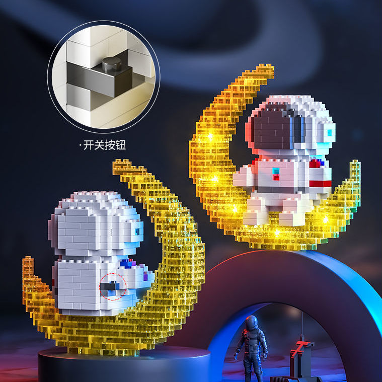 LEGO Bộ Lắp Ráp Mô Hình Nhà Du Hành Vũ Trụ 3d Cho Bé K3Hp