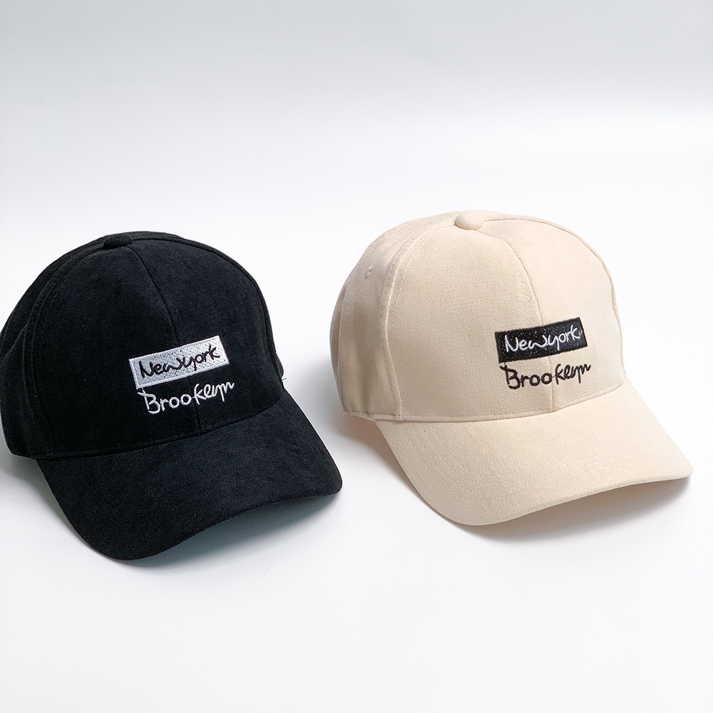 Mũ lưỡi trai thêu chữ NewYork thời trang phong cách nón kết nam nữ AH1538