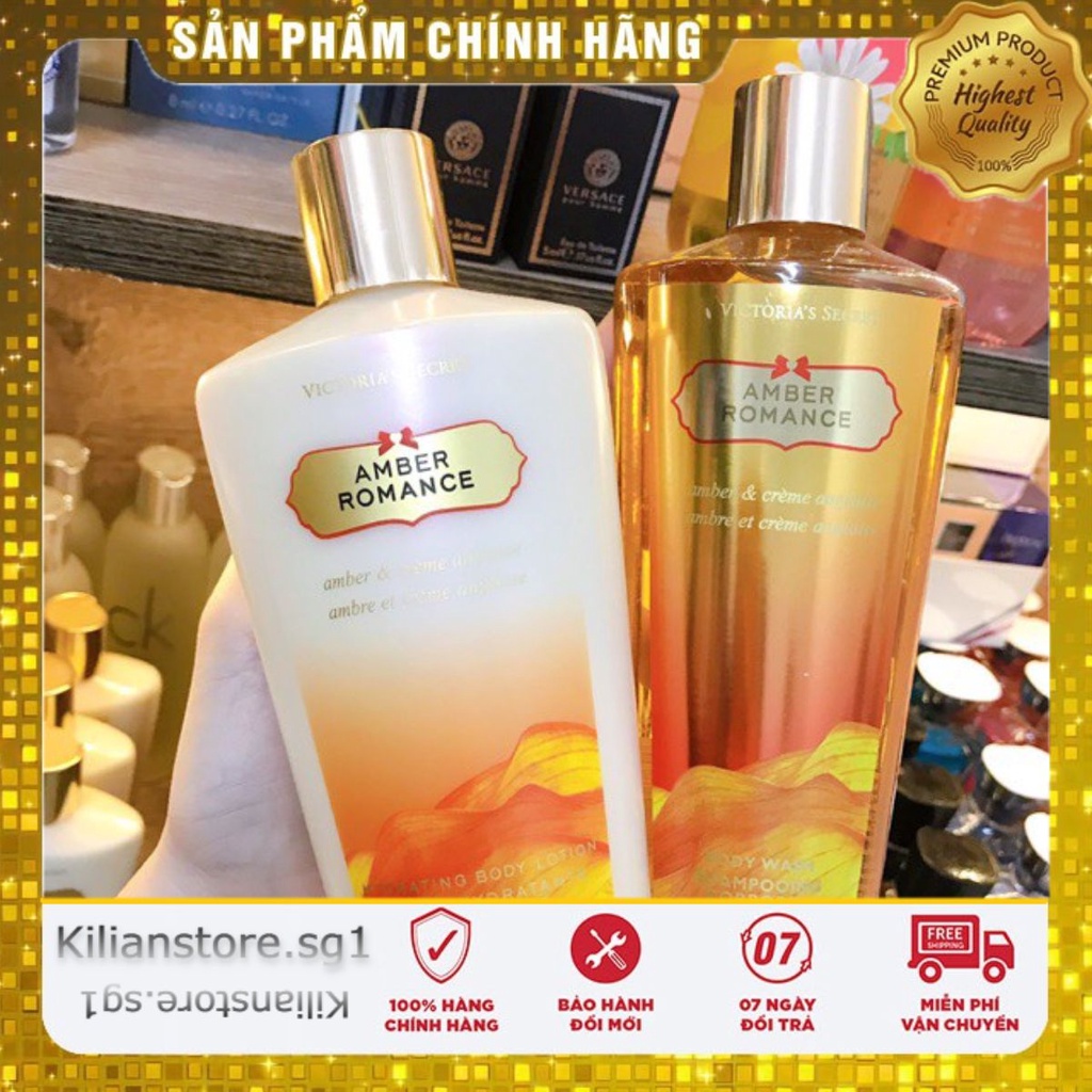 Sữa tắm - Sữa Dưỡng Thể Victoria's Secret Amber Romance 250ml USA