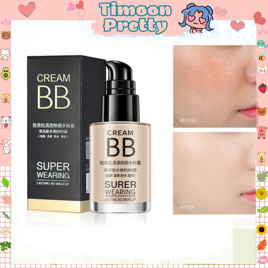 Kem Nền Lameila  Kem Che Khuyết Điểm BB Cream Super Wearing Lameila 30ml Hot