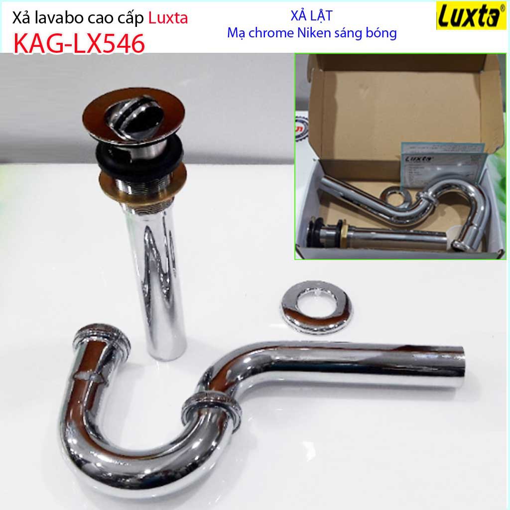 Xả lavabo Luxta KAG-LX546, bộ xả lavabo lật chậu lavabo sứ thoát nhanh sử dụng tốt