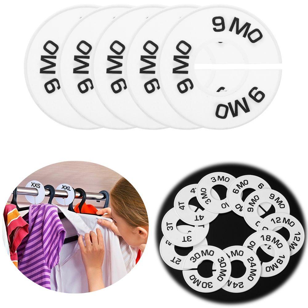 Set 5 Móc Treo Quần Áo Hình Tròn Trong Suốt Tiện Dụng DIY