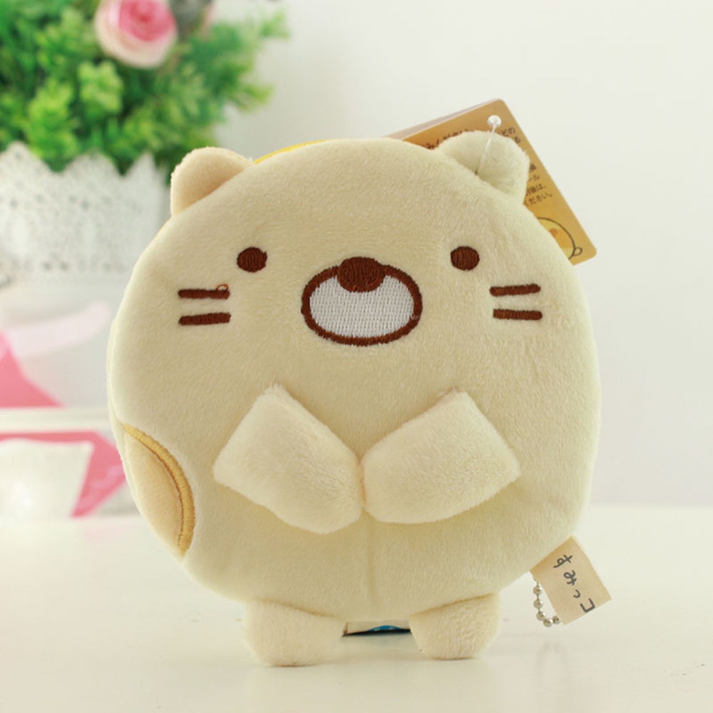 Ví đựng tiền xu / tai nghe / chìa khóa / đồ chơi đa năng hình các con vật Sumikko Gurashi dễ thương