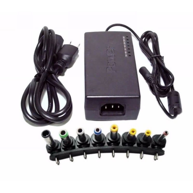 Nguồn Adapter đa năng từ 12-24V, 8 đầu chân rắc. Công suất 96W