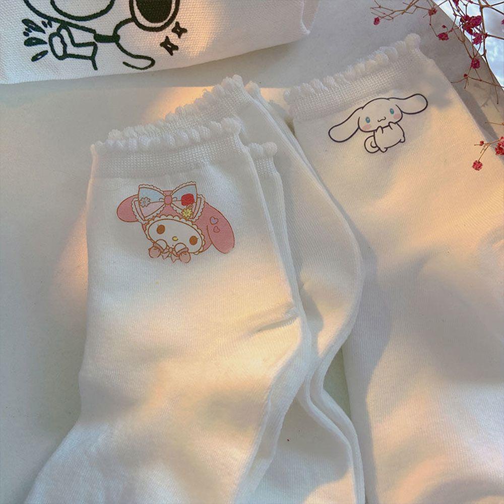 Vớ Cao Cấp In Họa Tiết Hoạt Hình Melody Phong Cách Hàn Quốc Đáng Yêu Thời Trang Cho Bé Gái VANES1