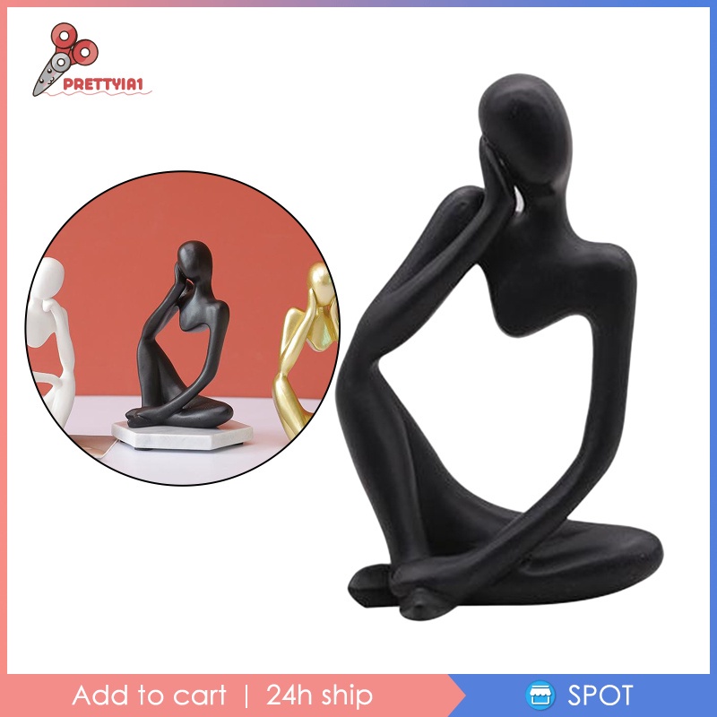 Mô Hình Tượng Điêu Khắc Hiện Đại Trang Trí Tủ Sách 1-8