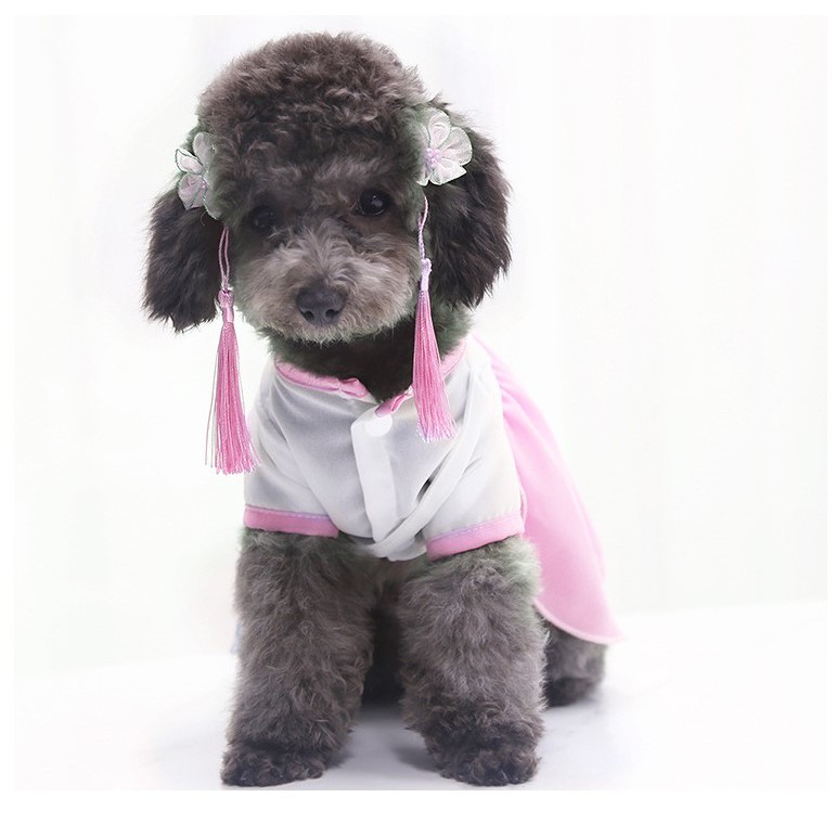 [Mã PET50K giảm Giảm 10% - Tối đa 50K đơn từ 250K]  Váy voan mùa xuân dành cho chó mèo ( 500g - 10kg )