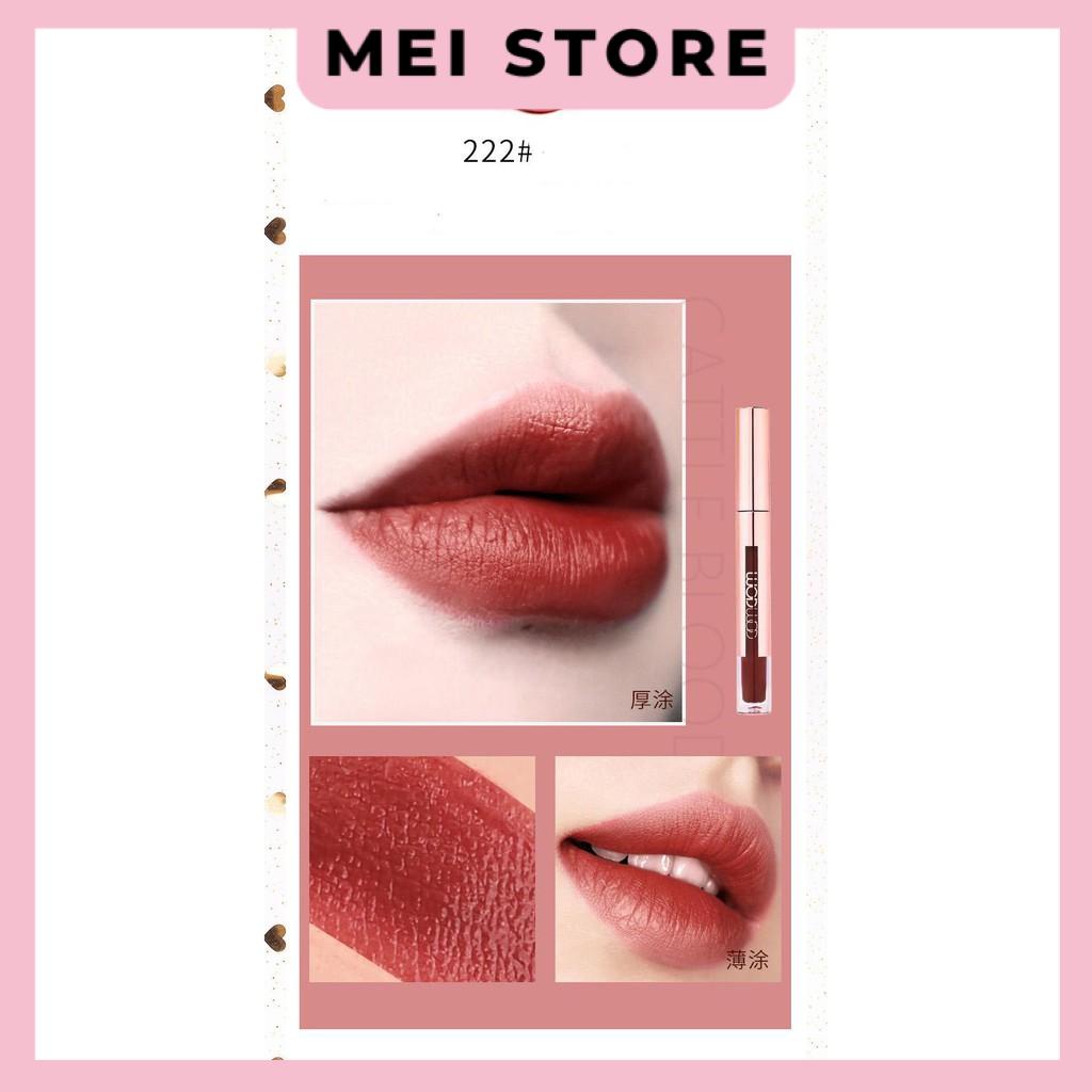 SON KEM LÌ WODWOD Pink Velvet Siêu Mềm Môi