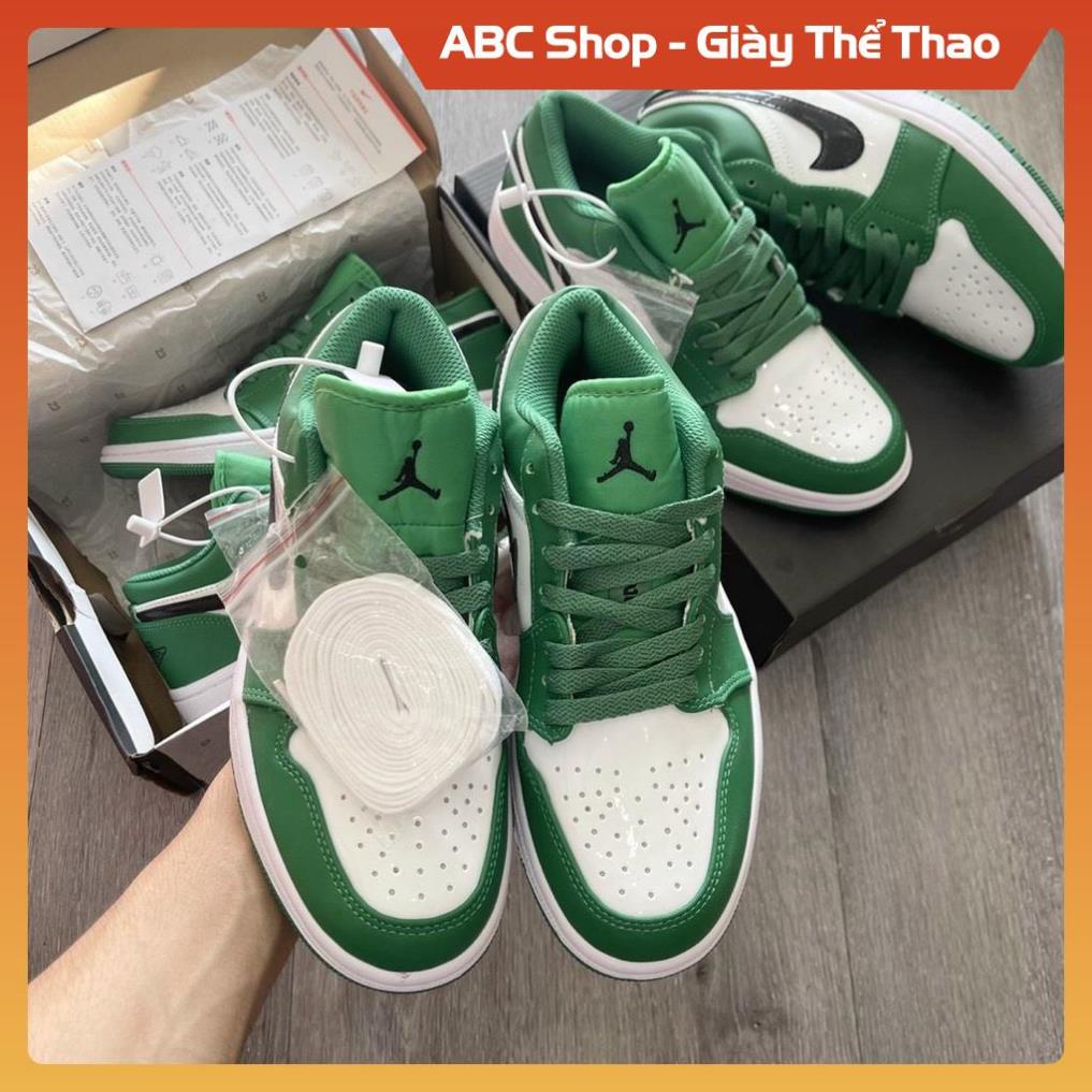 Giày thể thao JD1 xanh lá móc đen thấp cổ  full box bill hot trend
