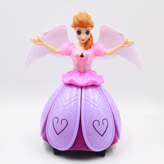 Đèn lồng Elsa và Anna xoay có nhạc và đèn