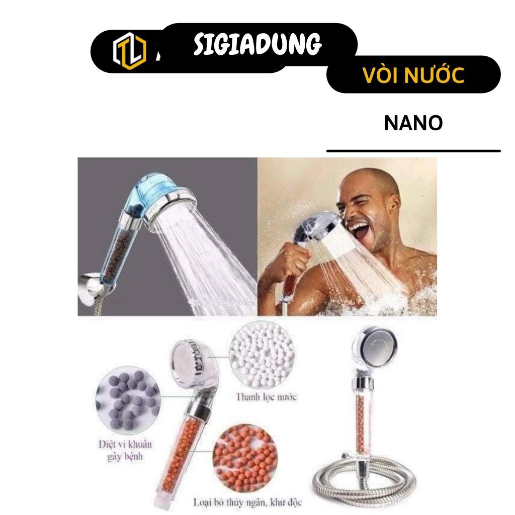 [SGD] Bộ Vòi sẽ tăng áp - Vòi tắm Nano hoa sen tạo áp suất, sử lý công nghệ Nano tiêu diệt mọi vi khuẩn trong nước 2583