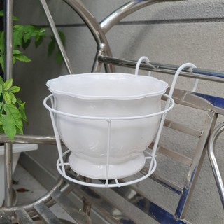 05 móc tròn treo chậu hoa ban công, khung cửa sổ đường kính 22cm
