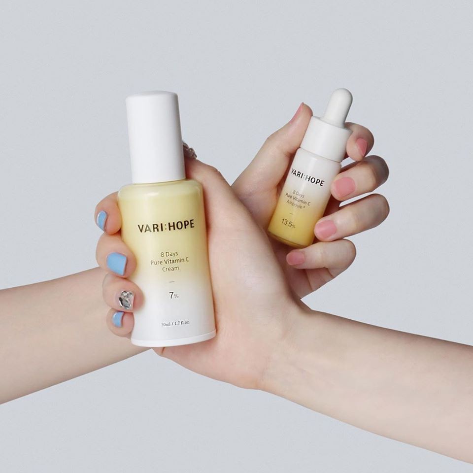 Bộ Đôi Dưỡng Trắng Và Làm Mờ Vết Thâm Vượt Trội Vitamin C Varihope (Serum Vitamin C +Cream Vitamin C Vari:Hope)) | BigBuy360 - bigbuy360.vn