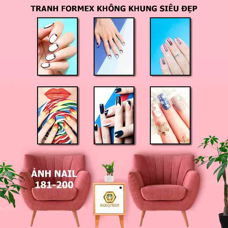 [Không khung] Album 20 Mẫu Tranh Trang Trí Tiệm Nail Thu Hút Khách Nhất | 181-200