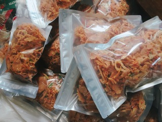 1KG Cơm cháy chiên mắm lắc khô gà