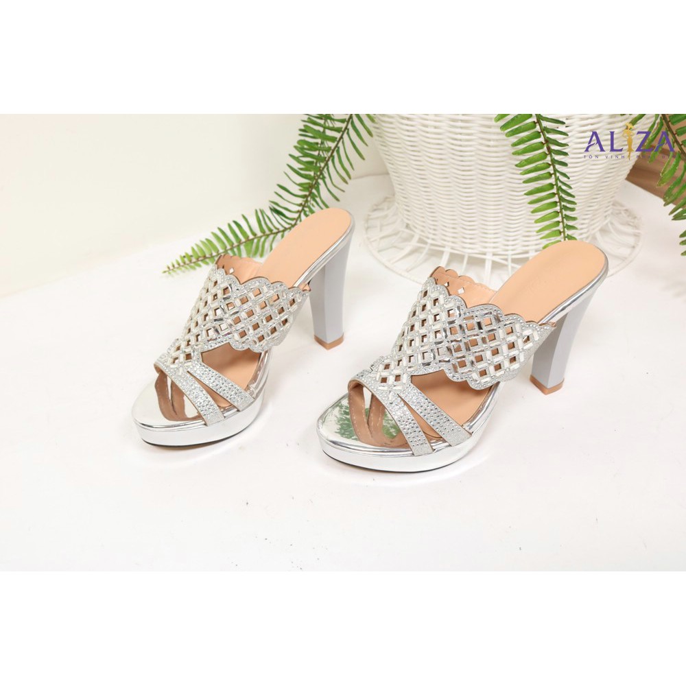 Giày Sandal Nữ - Xăng Đan Nữ 829A 10p - Aliza - Fullsize - Màu: Trắng, Vàng, Đen
