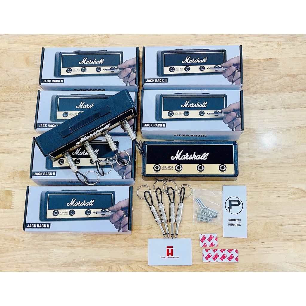 Marshall Jack Rack JCM800 II 2.0 - Móc treo tường đa năng, treo chìa khóa, vật dụng nhỏ