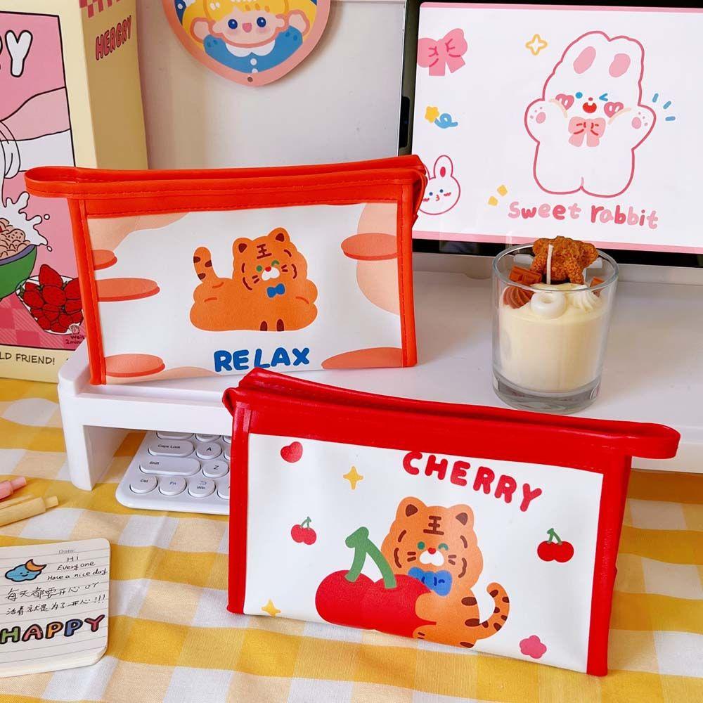 Túi Đựng Bút Chống Thấm Nước Họa Tiết Hoạt Hình Dễ Thương