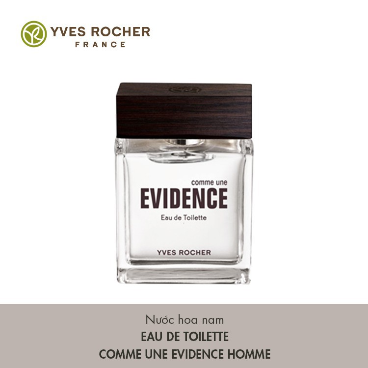 Nước Hoa Nam Yves Rocher COMME UNE EVIDENCE HOMME EAU DE TOILETTE