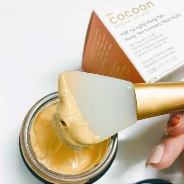 Mặt Nạ Nghệ Cocoon Hung Yen Turmeric Face Mask Giúp Da Rạng Rỡ Mịn Màng 30ml - 100ml