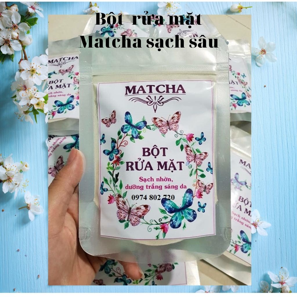 BỘT RỬA MẶT THẢO MỘC ĐÔNG Y CAO CẤP Tẩy tế bào chết, tái tạo làm mờ vết thâm,nam, sạch mụn handmade 50gr