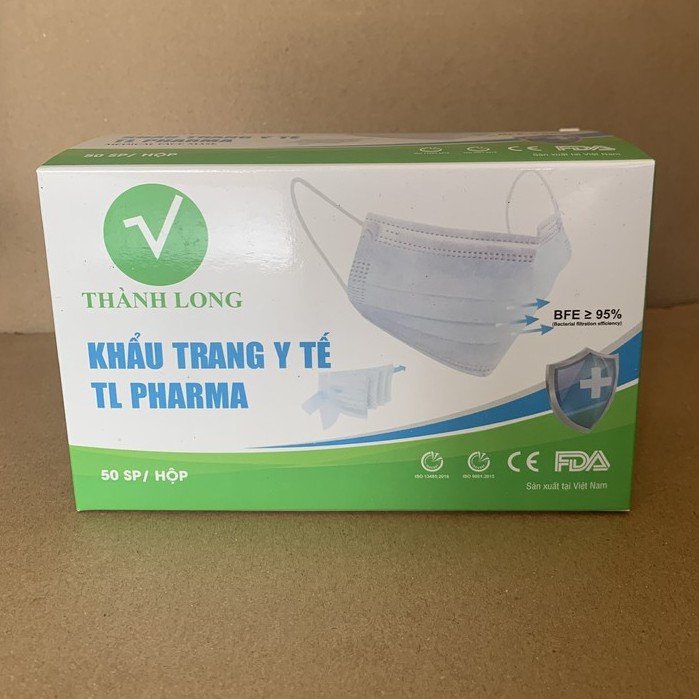 Khẩu Trang Y Tế 4 Lớp Kháng Khuẩn Hộp 50 Chiếc Hàng Loại 1 | BigBuy360 - bigbuy360.vn