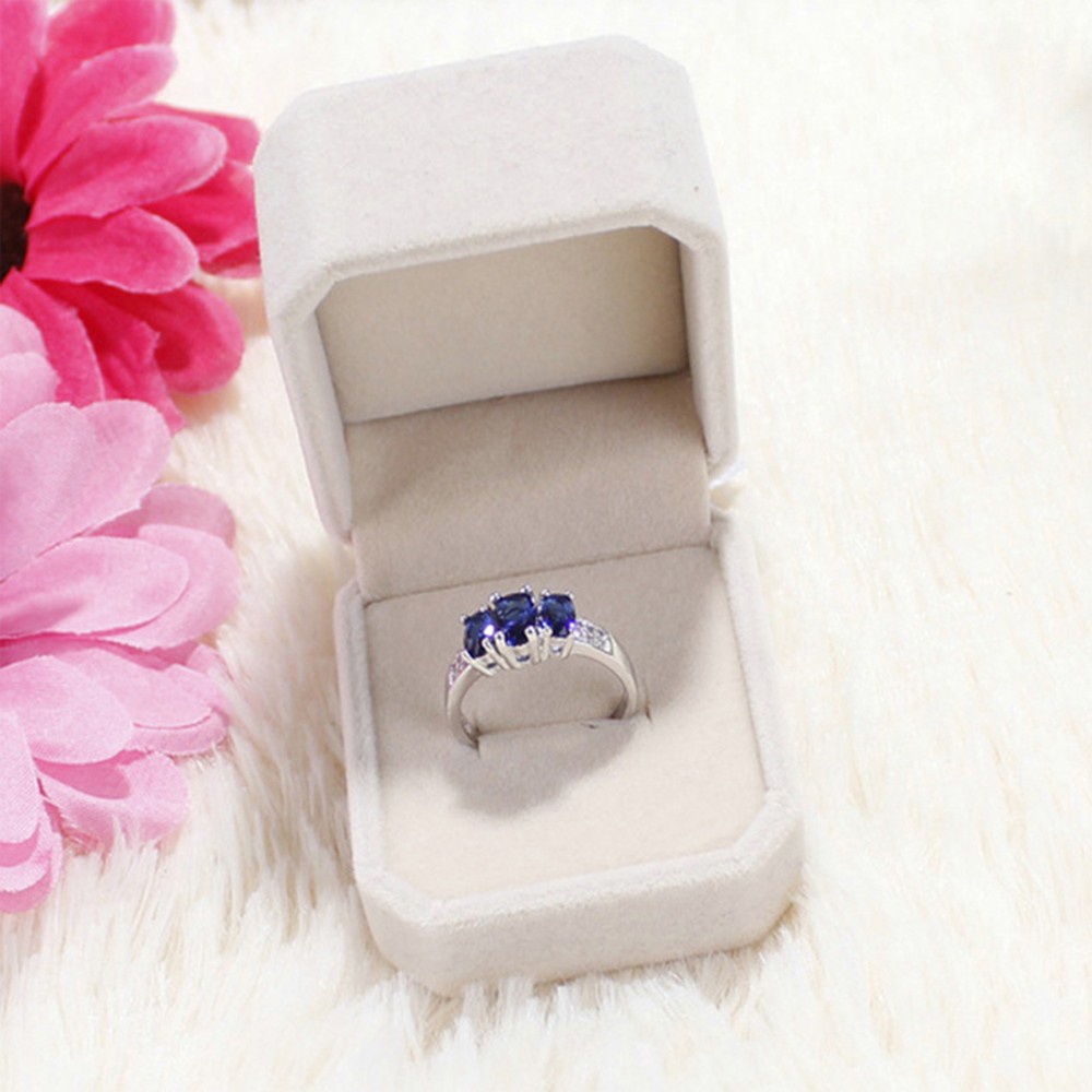 DANILO Hộp đựng nhẫn cưới bằng nhung chất lượng cao làm quà tặng cho cặp đôi