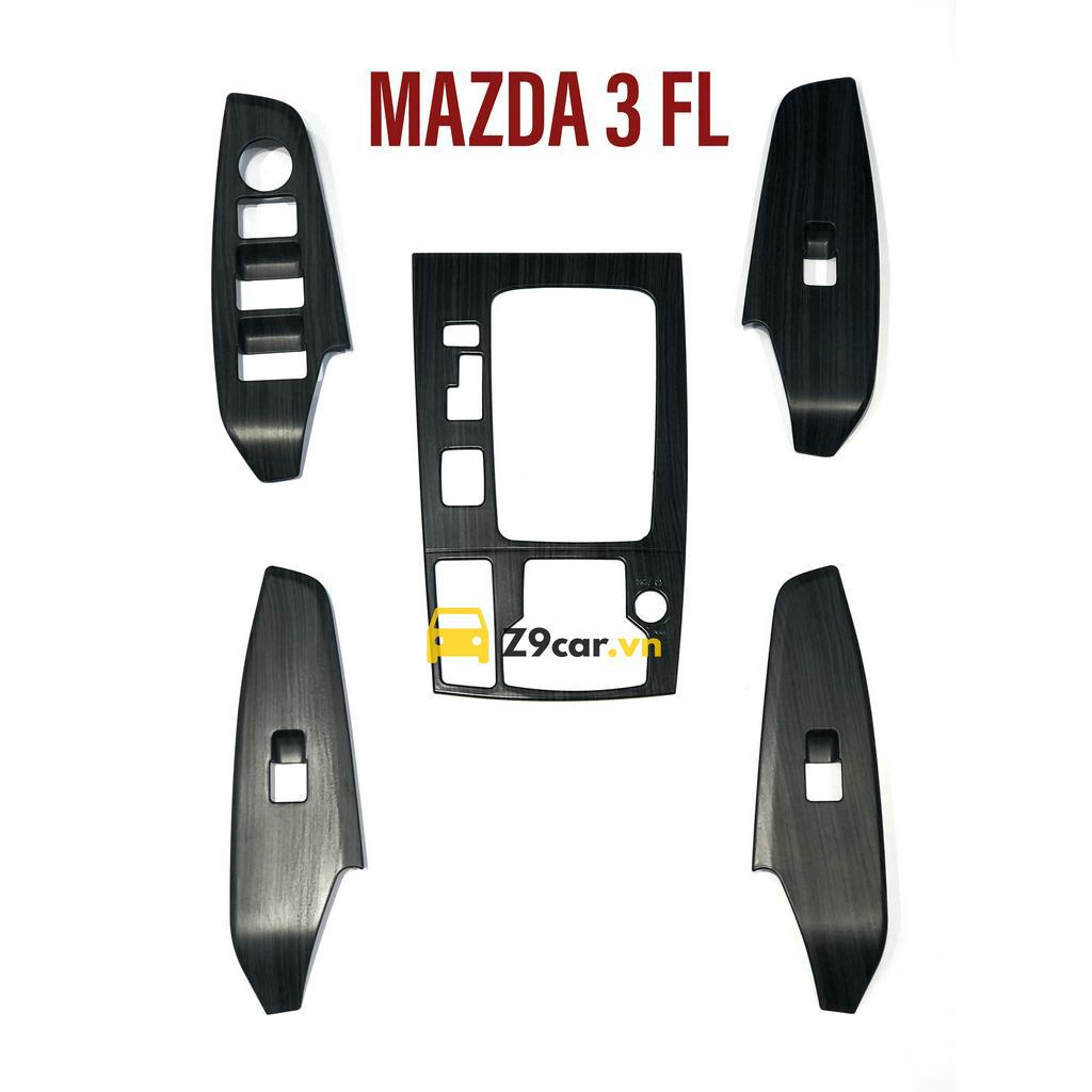Ốp nội thất xe Mazda 3 2018 2019 Mẫu Vân Đá - 5 chi tiết