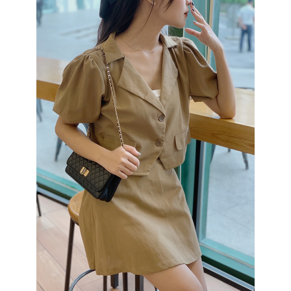 Set đồ áo tay bồng và chân váy SET70 1994closet | BigBuy360 - bigbuy360.vn