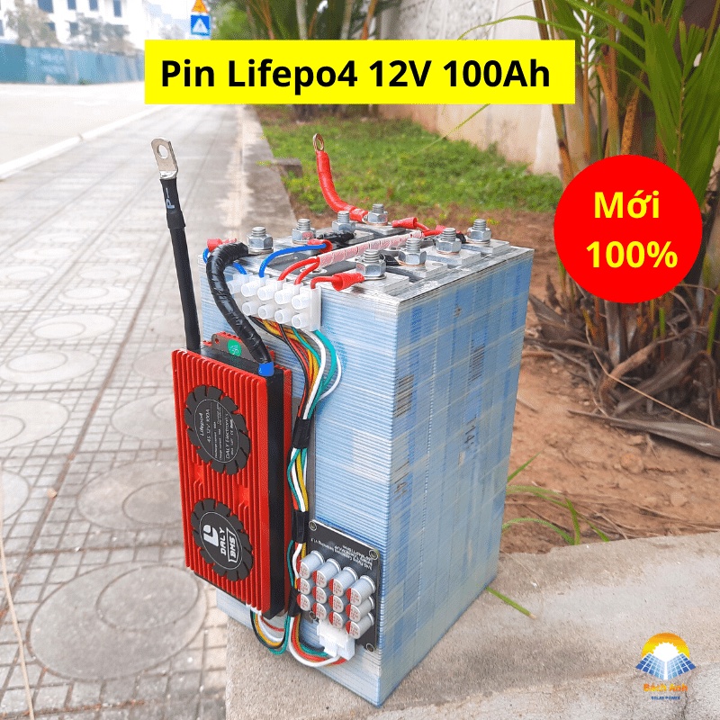 Pin lưu trữ Lifepo4 12v, 24V 100Ah, 200Ah