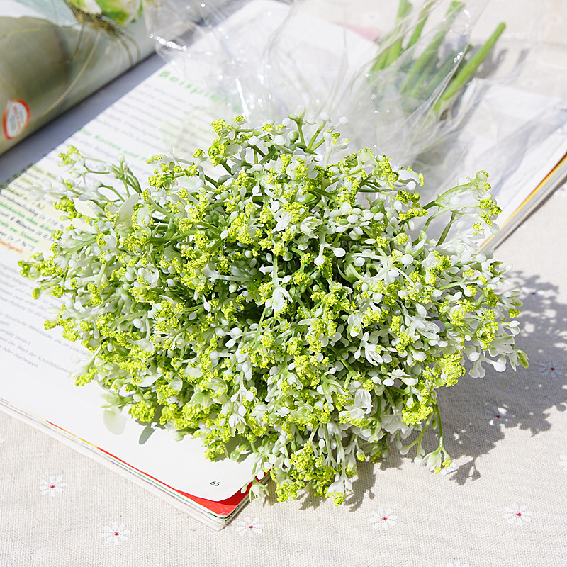 [1 Bunch 16 Pcs] [Gypsophila Artificial Flowers] [Fake Flower For Office,Hotel,Home Wedding Party DIY Indoor Decoration]