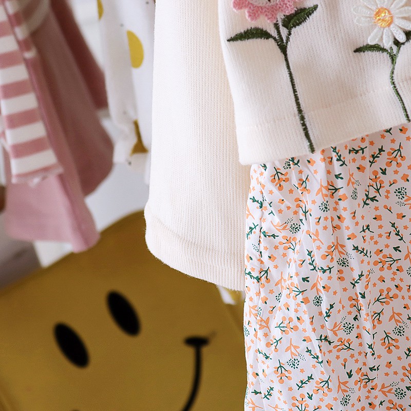 Đầm Hoa Hướng Dương Dễ Thương Thời Trang Mùa Thu Hàn Quốc 2020 Dành Cho Bé Gái