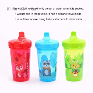 Bình sữa 300ml in họa tiết hoạt hình xinh xắn cho em bé