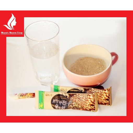 [chính hãng] Bột ngũ cốc óc chó hạnh nhân hàn quốc hộp 50 gói *18g