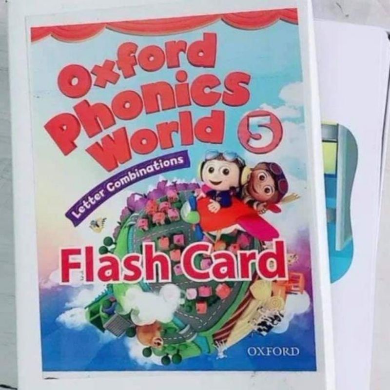 Thẻ học - Flashcard Oxford Phonics World 1.2.3.4.5