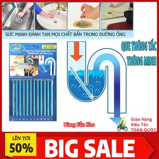 Que Thông Tắc Cống, Khử Mùi Cống, Bồn Rửa Bát Sani Sticks Đa Năng Tiện Lợi