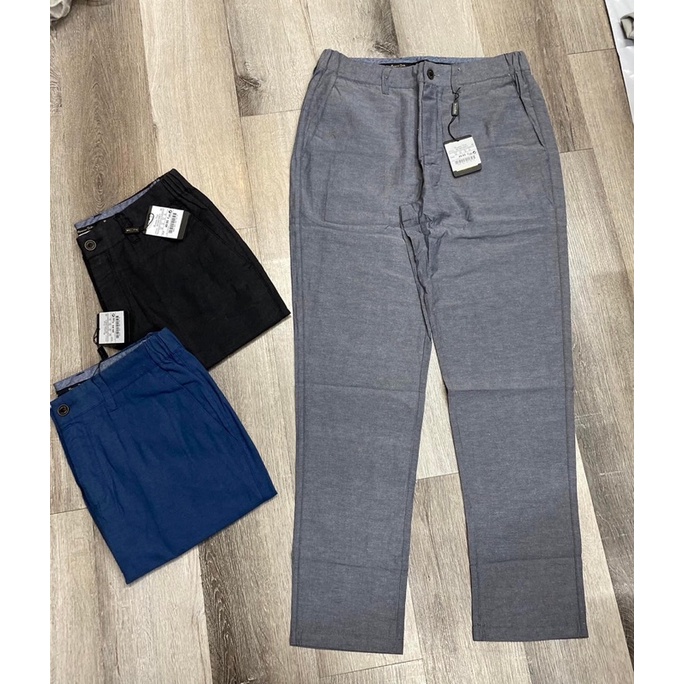 Quần vải đũi Massimo Dutti xuất dư