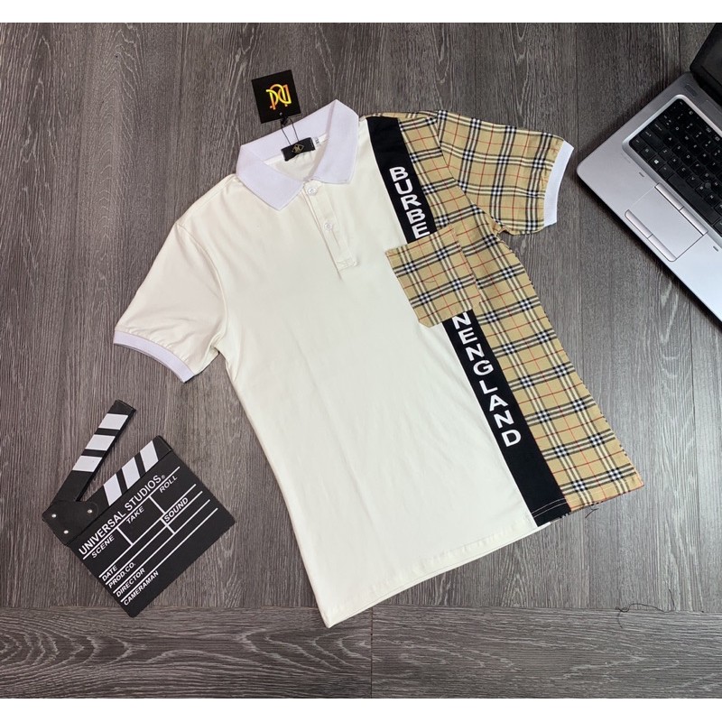 áo thun cổ trụ thêu logo(chất thun cotton 100% vải cực mát) | BigBuy360 - bigbuy360.vn
