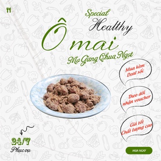 Mơ gừng chua ngọt túi nhỏ