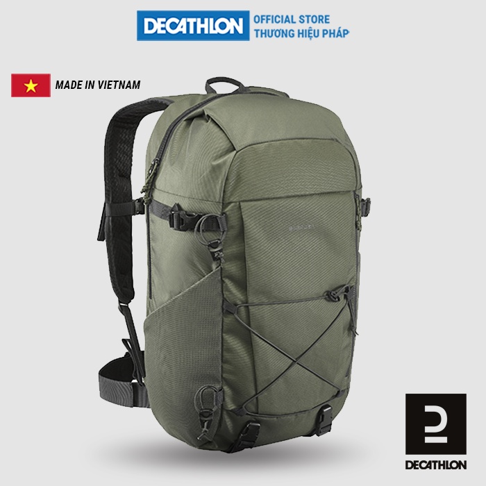 Balo dã ngoại 30L QUECHUA NH100 - Kaki