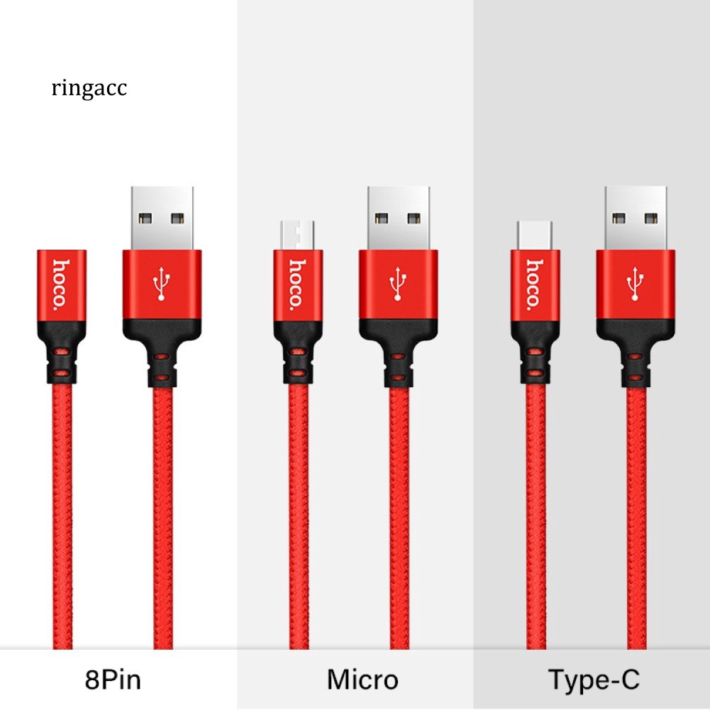 Dây cáp sạc nhanh 1m/2m x14 Hoco 3a thích hợp cho iphone android