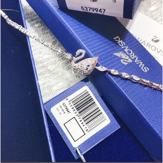 Swarovski / Swarovski Swan Lake Pha lê Bạc lớn Lông vũ Swan Bracelet Bracelet Female 5379947